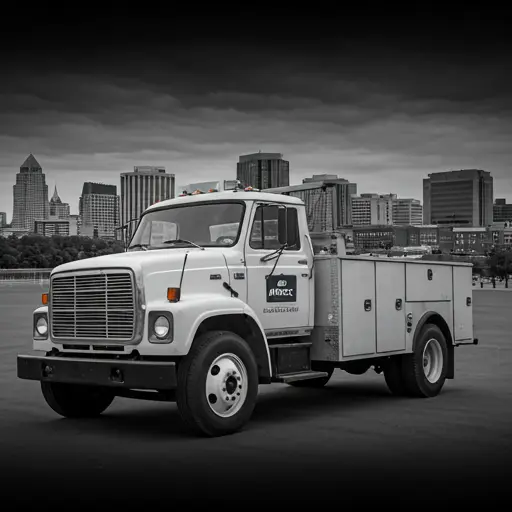 Early Ajalon Electric truck in Knoxville